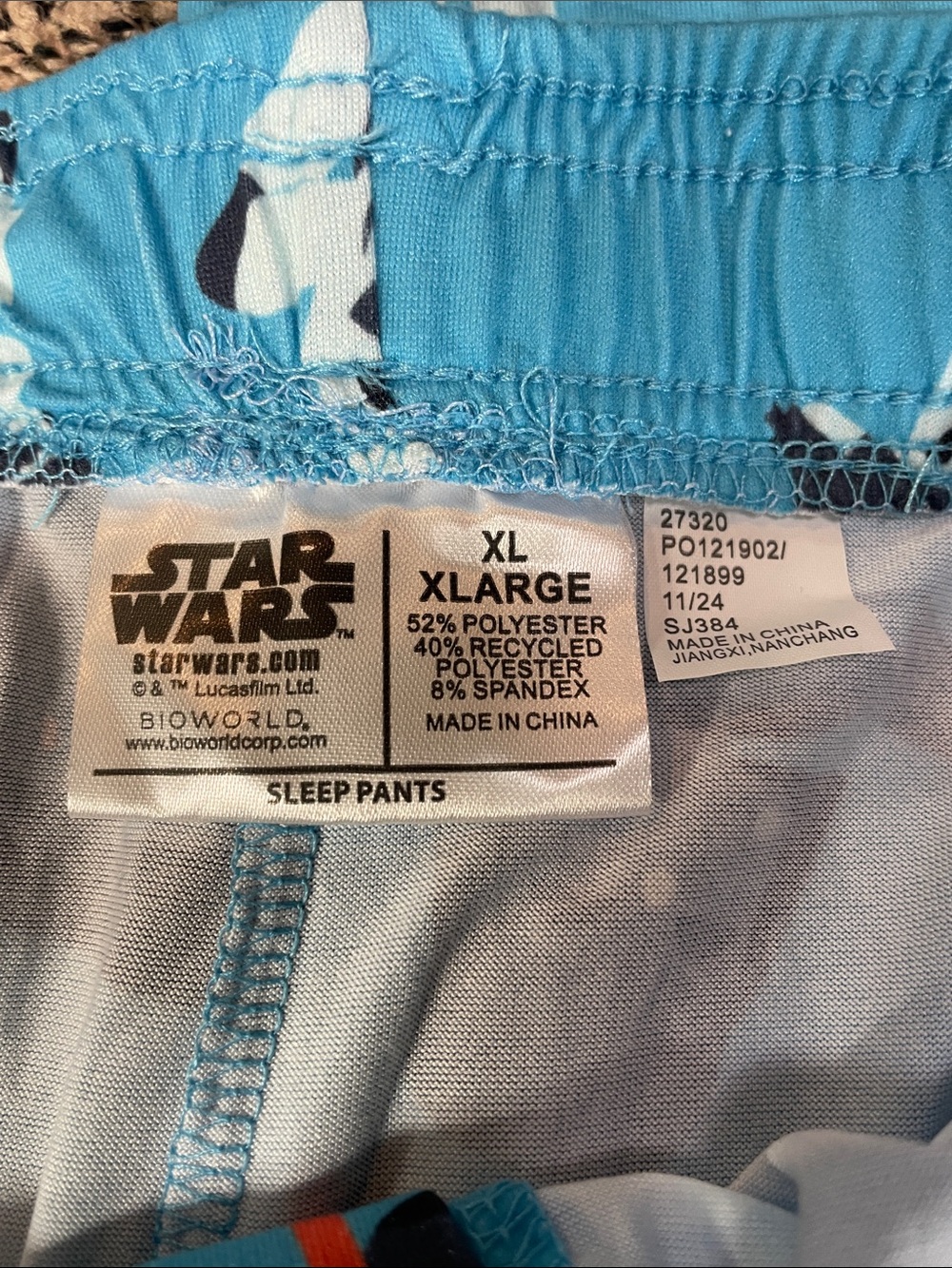 Star Wars Men’s Soft Knit Lounge Pants Size XL | NWT - Picture 3 of 3